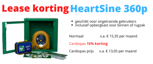 Cardiopas AED 360p lease binnen