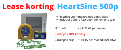 Cardiopas AED leasen binnen 500p