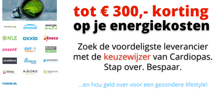 Cardiopas energie vergelijker